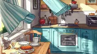 Everyday Ambience | Cozy Kitchen Sounds, Birds & Calm Atmosphere