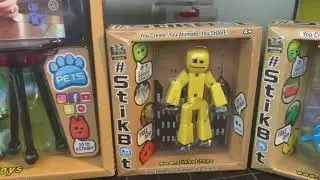 Stikbot pets studio unboxing yellow stikbot stik hippo ( stikbot dark side )