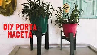 DIY PORTA MACETAS DE MADERA - SUPER FACIL