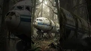 Abandoned Airplane Turned into Luxury Hotel ✈️🌿 #shorts