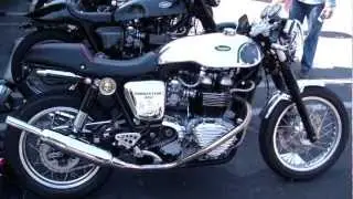 Triumph Thruxton 900 Chrome Cafe Racer Motorcycle