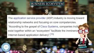 Business ecosystem 📈💲 BUSINESS TERMS 💲📉