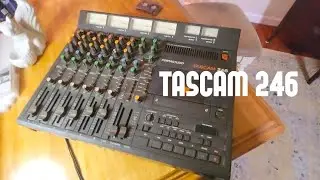 Reparando Una Tascam 246 Portastudio / Cambio De Capstan Belt, Pinch Roller, Idler Tires #tascam246