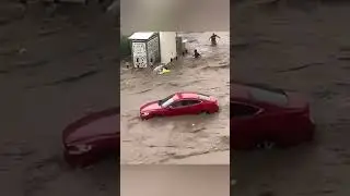 Flooding in the Middle East on January 2023 #Shorts