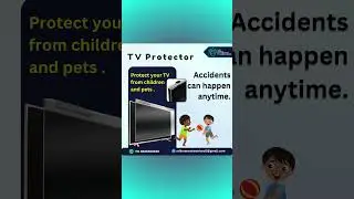 Safeguard Your TV, Safeguard Your Home! 🏠📺#ChildSafety #PetSafety #HomeTheater #TVShield