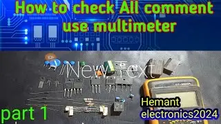How To Check All Comment Use Multimeter