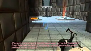 Portal 1 Playthrough (1): Relaxation Chamber