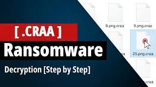 [SOLVED] How To Remove CRAA Virus, [ .Craa Djvu File Recovery ]