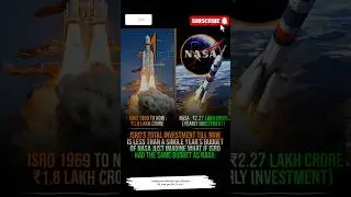 ISRO spending more money compare to NASA😱