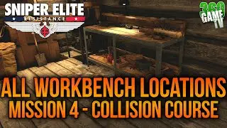 Sniper Elite Resistance - Workbench Locations - Mission 4 (Collision Course) Guide