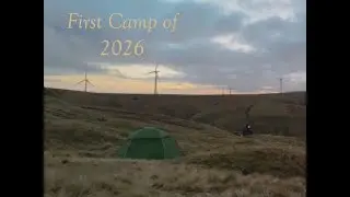 🌙 Chill January Wild Camp | No Drama, Just a Peaceful Night in the Hills ❄️