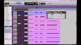Pro Tools Online Virtual Mixing- Mix Tutorial- Checking Phase on multiple guitar amps