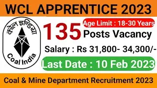 WCL Mining Sirdar- Surveyor Recruitment 2023|| Central Govt Jobs 2023|| WCL Apprentice 2023||#wcl