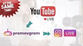How to livestream on YouTube and Instagram at the same time | Promovgram IG Live Stream Tools