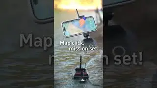 🌊 Discover the Underwater World with CatchX Mini GPS bait boat! 🎣