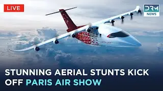 Paris Air Show 2025: Fighter Jets and Drones Wow at Paris Air Show Launch | AQ1B