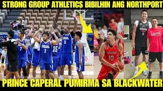 Strong Group Athletics papasok sa PBA, Prince Caperal pinapirma ng Blackwater Bossing