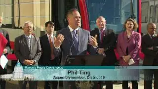 Unveiling San Francisco's new Muni light rail fleet