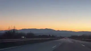 Winter Night Drive in Greece ✨⛰️
