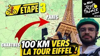 &Eacute;tape 3 : Chartres &rarr; Paris &agrave; v&eacute;lo | 100 km vers la Capitale ! 🚴&zwj;♂️🔥 (Mini  Tour de France de R&eacute;mi)