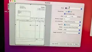 How to scan a document with a Canon Pixma TS5020 printer scanner to your Mac Desktop