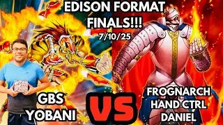 Yugioh Edison Format Finals: Gladiator Beasts Vs Frog Monarch Hand Ctrl!