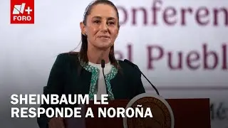 Sheinbaum responde a Noro&ntilde;a por comentarios sobre Grecia Quiroz, viuda de Carlos Manzo - A las 3