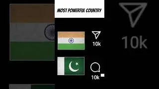 IndiaStrong  #PakistanStrong  #DefensePower  #IndiaVsPakistanFacts  #CountryComparisonVideo#
