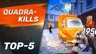 Guns of Boom - TOP-5 QUADRAKILLS