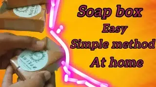 Handmade soap  packing idea at home 