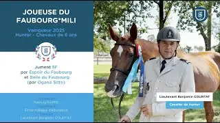 Fontainebleau 2025 - Interview Champion Hunter 6ans chevaux JOUEUSE DU FAUBOURG*MILI