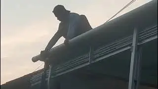 Cara pasang talang air menggunakan pipa paralon 
