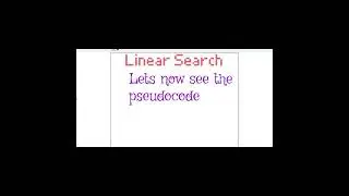 Linear Search in Scratch 🤩🤓