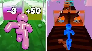 Tall Man Run 🕺vs Reverse gameplay  Colour Run walkthrough , iOS Android New Update  ( part : 1639 )