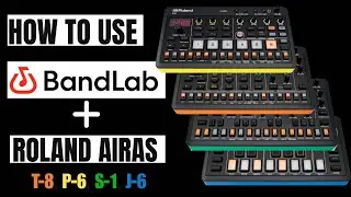 How to Record Music into BandLab with Roland Aira Compacts (P-6, S-1, J-6, T-8)