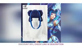 ROLECOS Game LOL Rabbit Lux Cosplay Wig 25cm Mixed Color with Hair Bag Women Wigs Heat Resistant Syn