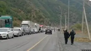 Russian Vehicles Flock To Georgian Border Following Partial Military Mobilization