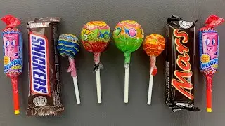 Satisfying video Asmr lollipops candy unboxing video Asmr opening video