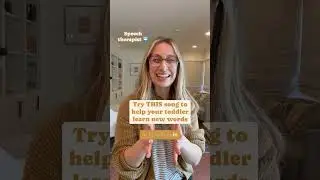 Every Parent Should Sing This to Their Toddler #toddlerspeech #languagedevelopment #parentingtip