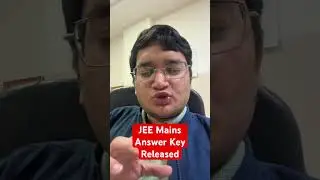 JEE Main answer key released.