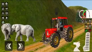 Real Tractor Trolley Cargo Farming Simulator #2 - Tractor Game - Best Android Gameplay
