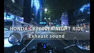 [4K] CB1100EX Taipei City Night Ride POV | DJI action 5 pro | Pure Sound