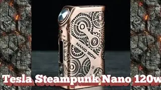 Tesla Steampunk Nano 120w Vape Review (tagalog)