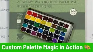 LIVE Watercolor Session | Custom Color Story Palette in Action