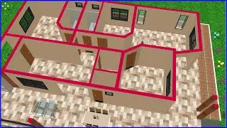 CASA COM 3 QUARTOS - MEDIDAS