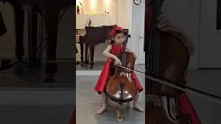 #cello #7y #practice #contest #competition #kids #dress  D-2