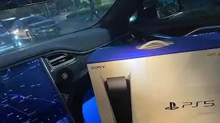 PS5 PlayStation 5 disk pick up Best Buy release day unboxing game play demo updates transferring