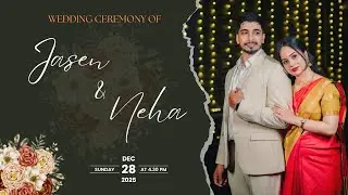 Wedding Ceremony Of JASEN and NEHA || Watch LIVE