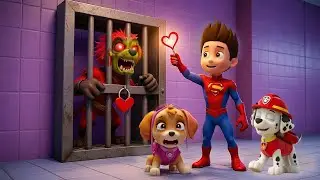 OMG! WHO IS THE MONSTER? 👹 Trapped in Cage! Spider Ryder Has the Magic Key! 🗝️ | Paw Patrol Rescue