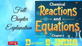 Chemical Reactions and Equations Chapter 1 Fast track Revision - #DarshanSirINDIA 